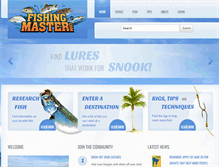 Tablet Screenshot of fishingmaster.com